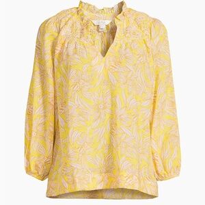 Lilly Pulitzer Lourdes Hideaway Honeycomb Top